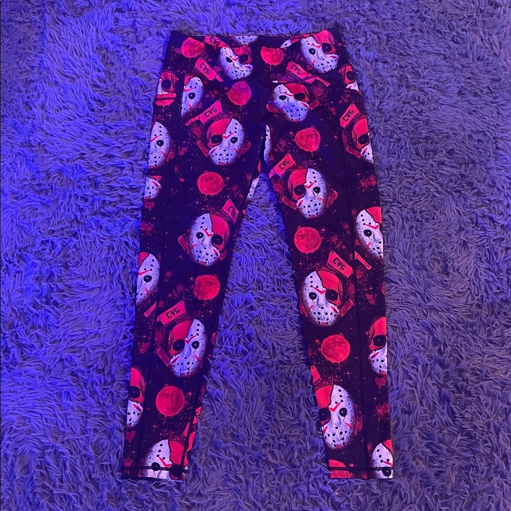 Constantly Varied Gear Red and Black Mask Leggings